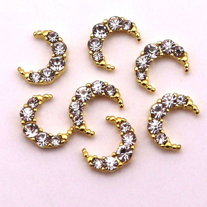 Moon Series 3D Nail Charms - 10PCS (Make Selection)