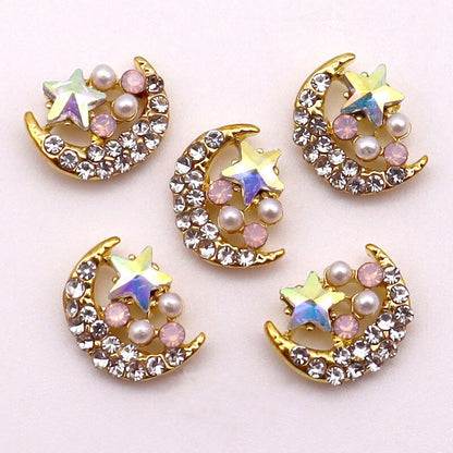 Moon Series 3D Nail Charms - 10PCS (Make Selection)