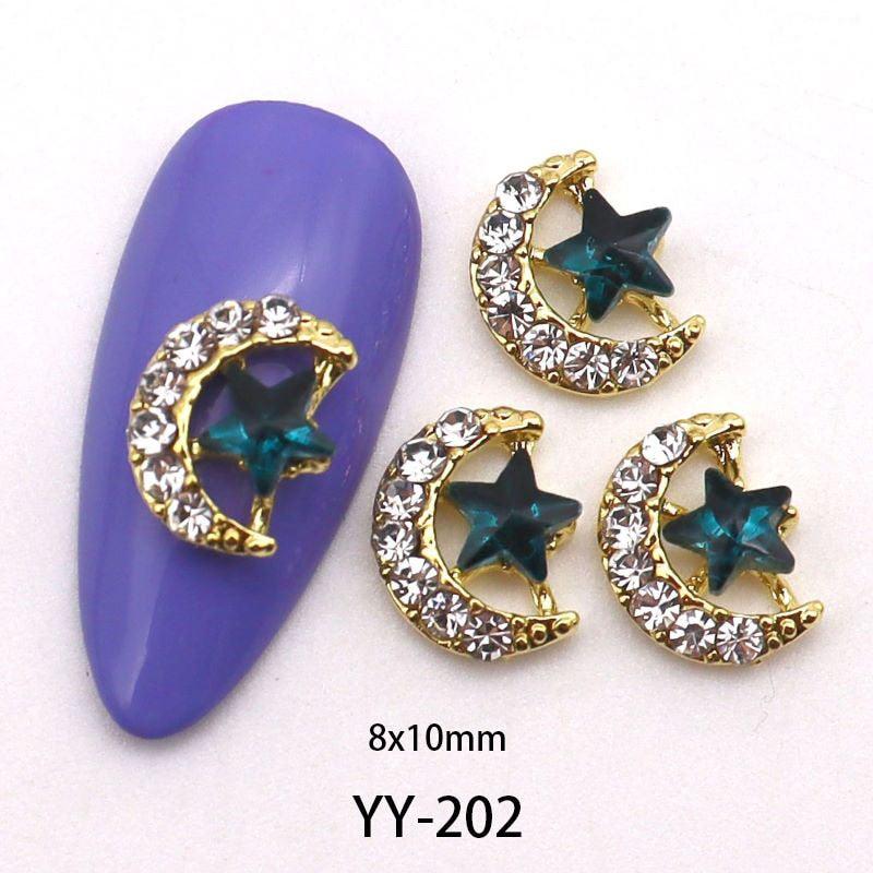 Moon Series 3D Nail Charms - 10PCS (Make Selection)