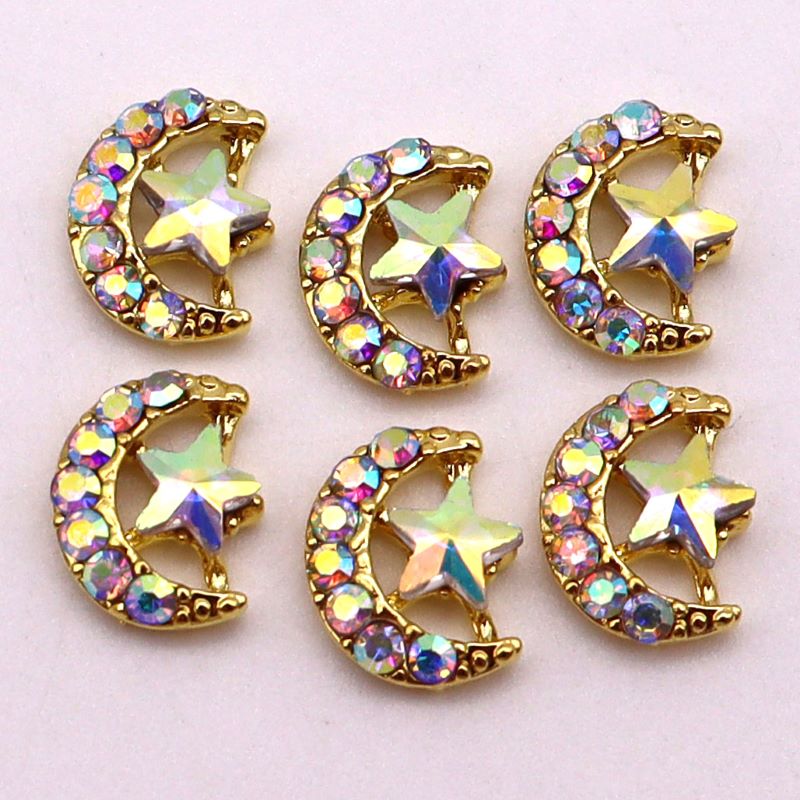 Moon Series 3D Nail Charms - 10PCS (Make Selection)