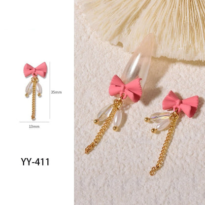 Dangling Bow Charms - 10 PCS (Make Selection)