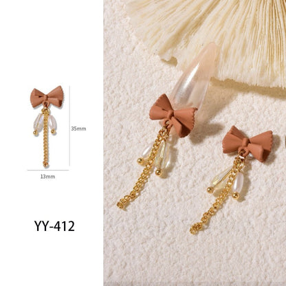 Dangling Bow Charms - 10 PCS (Make Selection)