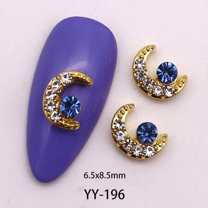 Moon Series 3D Nail Charms - 10PCS (Make Selection)