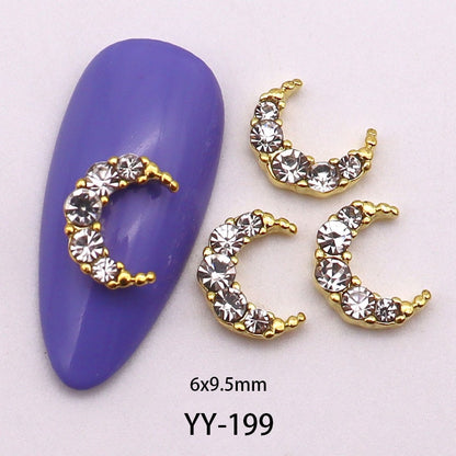 Moon Series 3D Nail Charms - 10PCS (Make Selection)