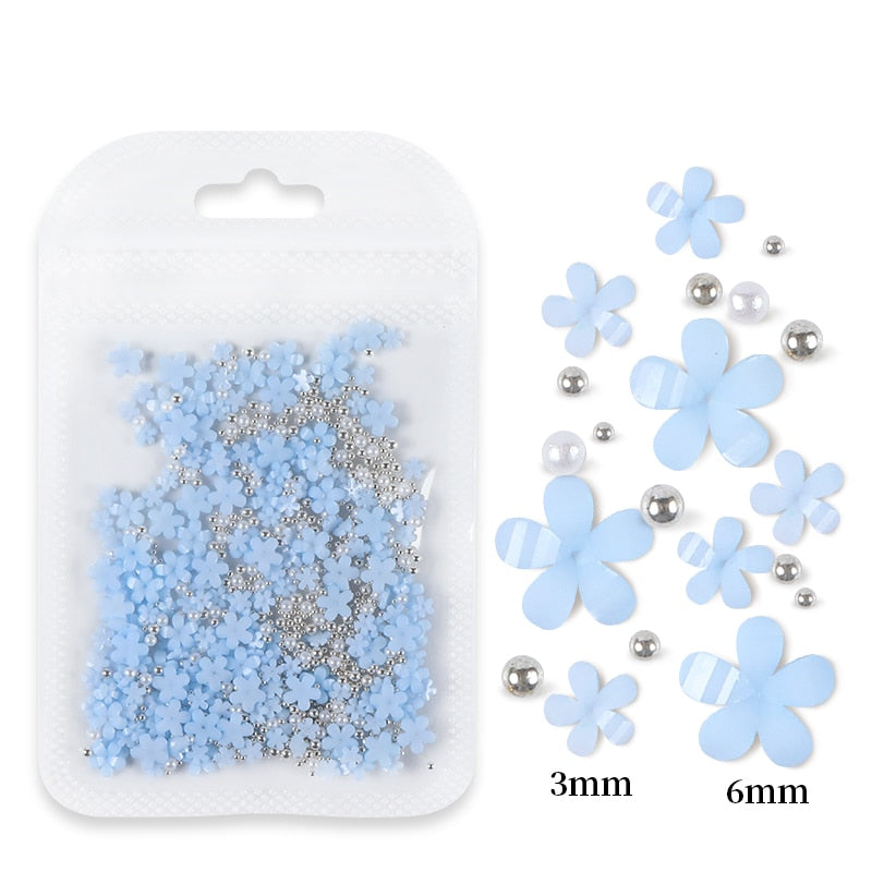 Spring Fling 3D Acrylic Flowers - Mixed 5g (Select Color)