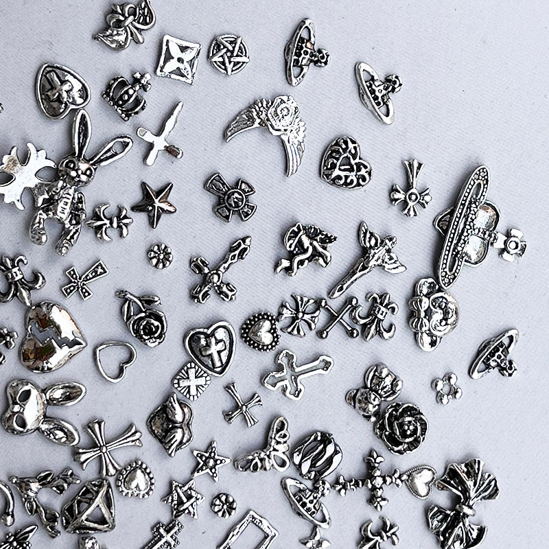 Goth Metal 3D Charms - 50 PCS (Make Selection)