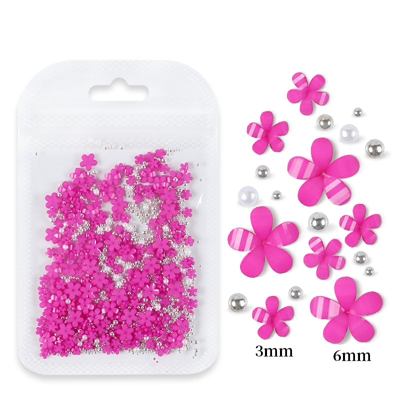 Spring Fling 3D Acrylic Flowers - Mixed 5g (Select Color)