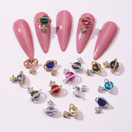 Planet Nail Charms - 10 PCS - (Make Selection)