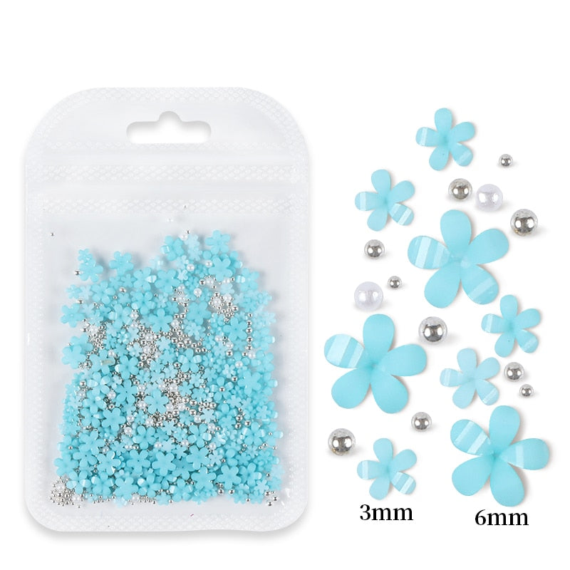 Spring Fling 3D Acrylic Flowers - Mixed 5g (Select Color)