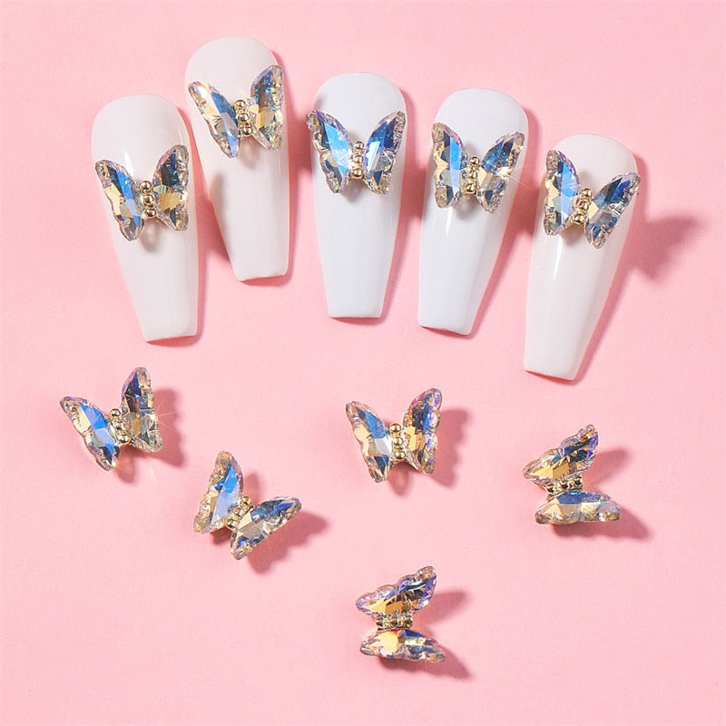 The Bling Butterfly Collection - 10 PCS - Nail Metal Charms (Make Selection)