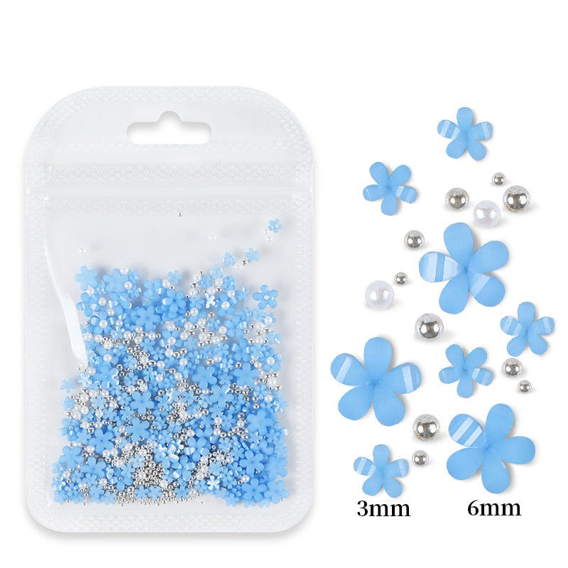 Spring Fling 3D Acrylic Flowers - Mixed 5g (Select Color)