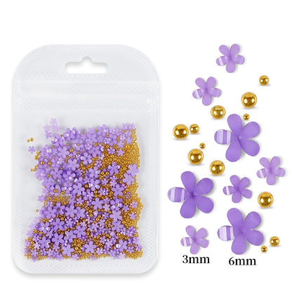 Spring Fling 3D Acrylic Flowers - Mixed 5g (Select Color)