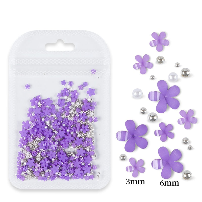 Spring Fling 3D Acrylic Flowers - Mixed 5g (Select Color)