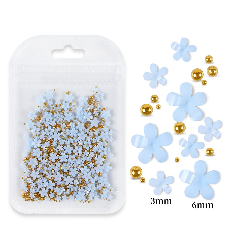 Spring Fling 3D Acrylic Flowers - Mixed 5g (Select Color)