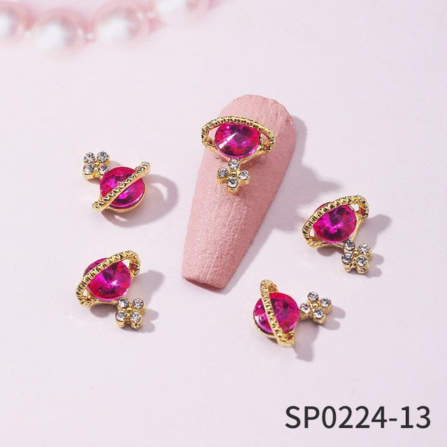 Planet Nail Charms - 10 PCS - (Make Selection)