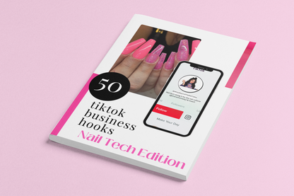 50 TikTok Business Hooks - Nail Tech Edition - Digital Download