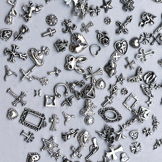 Goth Metal 3D Charms - 50 PCS (Make Selection)