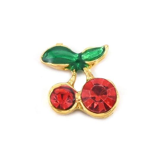 Sweet Cherries 3D Nails Charms - 10 PCS