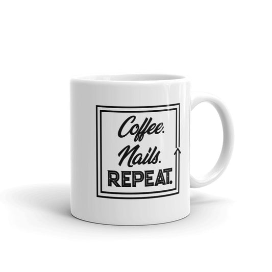 Coffee. Nails. Repeat. - Mug